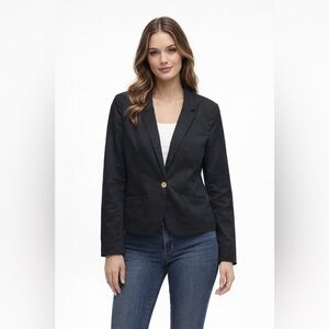 H&M Black Tailored Blazer – Size US 8